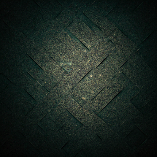 Abstract cryptographic visualization in teal and ivory tones.